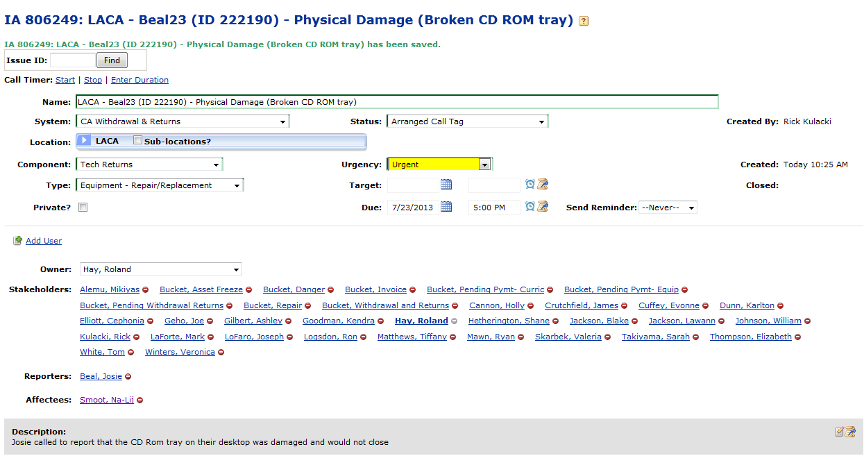 3. Issue Aware, Call Tag and Withdrawals Quiz - Quiz